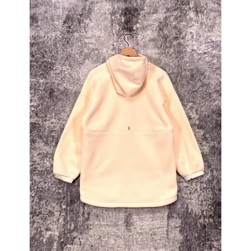 Rhone Aloftfleece Jacket XS Womens Full Zip Cream Hooded